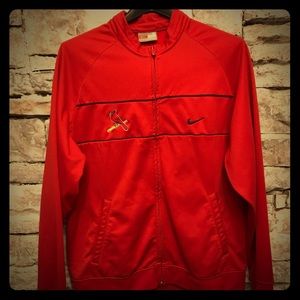 St. Louis cardinals Nike athletic Zip up jacket